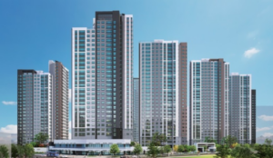 거북섬 호반2차아파트 전체조감도