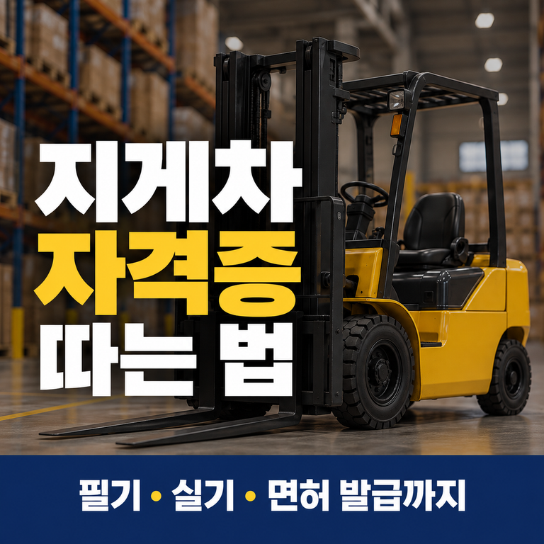 지게차 자격증 따는 법 썸네일