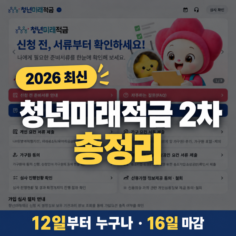 청년미래적금 2차 총정리